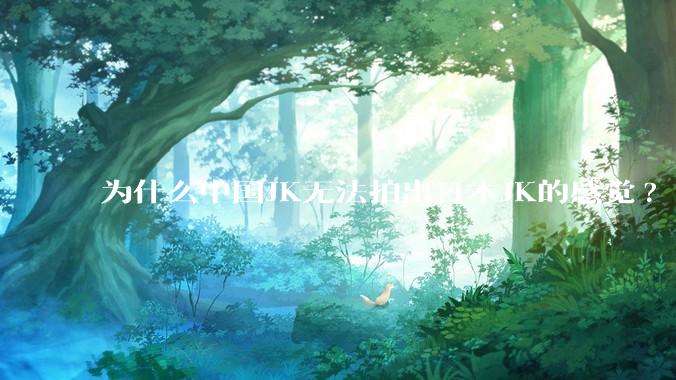 为什么中国JK无法拍出日本JK的感觉?