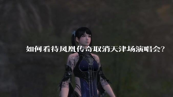 如何看待凤凰传奇取消天津场演唱会？