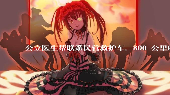 公立医生帮联系民营救护车，800 公里收费 2.8 万元，收费合理吗？救护车收费标准是什么？